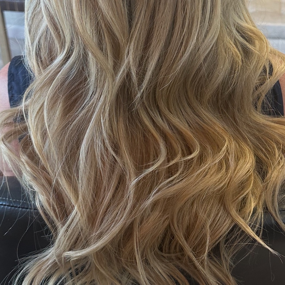 Bellami flex weft  Blonde Hair Extensions (3 rows)